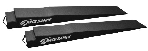 Race Ramps RR-TR-7-FLP 7" Trailer Ramp with Cut-Out,Black