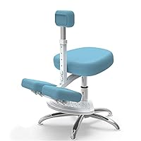 DBMGB Kneeling Chair, Kids Study Chair Adjustable, Orthopedic Posture Stool Ergonomic with Knee Pad and Chest Protector for Relieve Neck Fatigue and Protecting Spine