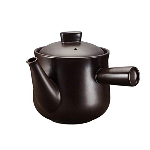 HIZLJJ Ceramic Bean Pot 2.3L for Chinese Medicine Decoction