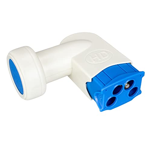 HB-DIGITAL LNB/LNC Full HD 3D med guldpläterade F-kontakter