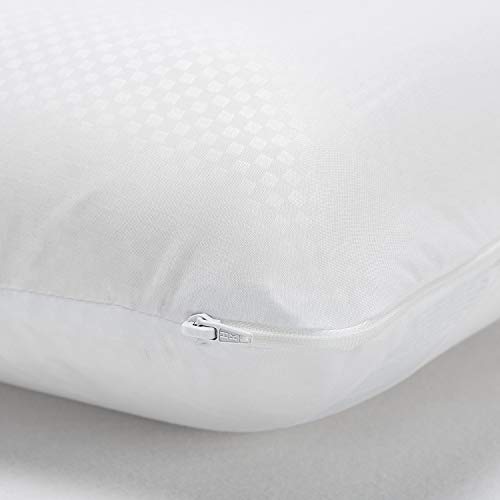 Miniatura 2 de PIKOLIN Pack 2 Almohadas Hotel Viscoelásticas 60cm Doble Funda | Pack 2 unidades | Memory Foam viscoelástico | Firmeza alta 11cm | Doble funda cremallera | Oeko-Tex