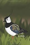 kiebitzsee celle  jz.birds Notizbuch A5 Kiebitz Vogel Illustration