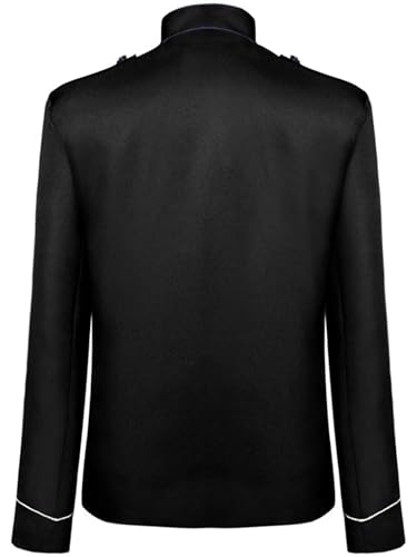 Mens Marching Band Drummer Jacket Military Inspired Parade Jacket for Cosplay Adventures Halloween2