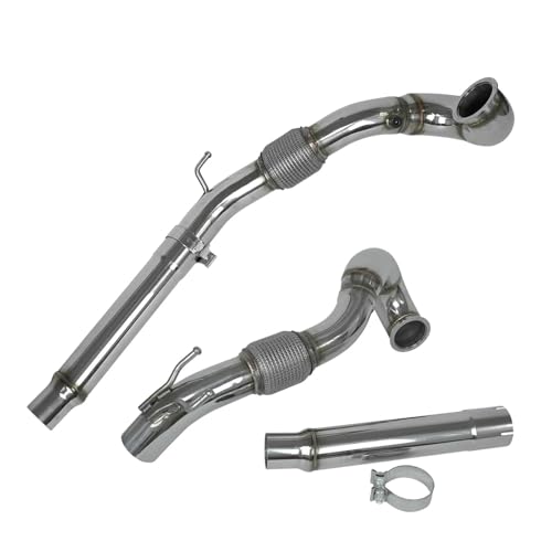 Tuyau d'échappement sans catless descente 3.5" pour gain de puissance