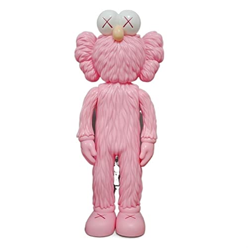 UROOH 30 cm stehende Haltung KAWS Spielzeugpuppenmodell -PVC Charaktermodell-Gebirthtagsgeschenk-Dekoration, Pink Home Desktop Dekorationen Cover