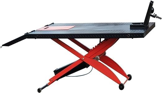XK MJ200-S 1100LB Air Operated Motorcycle ATV Lift Table