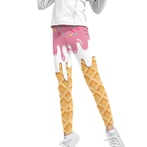 Renewold Toddlers and Girls' Leggings, High Waist Yoga Pants Trousers Clothing