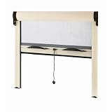 Zanzariera a rullo in kit (cm 120x180 H – Avorio RAL 1013) Con sistema a molla decelerata. Disponibile in 11 colori - Misure da 70 a 140 x H 160/180