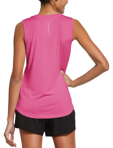 Image of baleaf Women's Workout Tank Tops Sleeveless Quick Dry Running Shirts Lightweight Loose Fit for Yoga Athletic Gym
