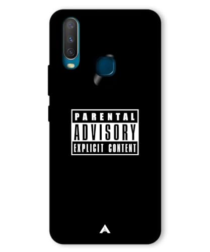 Image of Premium Explicit Case for Vivo Y17 Soft-Touch Metal TPU Back Cover, Shockproof, Designer, Aesthetic Mobile Phone Case (Glossy Finish)