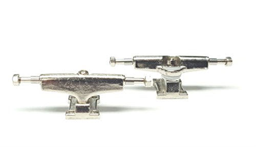 Exodus Spartan Wide 32mm Fingerboard Trucks W/ Tuning - Silver