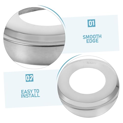 Cubiertas de seguridad para escaleras de piscina de acero inoxidable miniatura 3