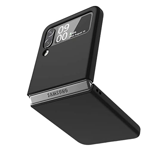 Capa para Samsung Galaxy Z Flip 4: capa protetora de telefone à prova de choque para Galaxy Z Flip 4 5G (preto)