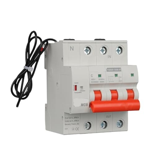 Disjoncteur 3P protection court-circuit interrupteur réenclenchement