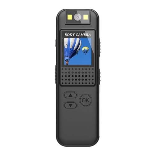 GMBYLBY CS08 Portable Camera with Rotatable Lens 1080P FHD Night Visioned Body Camera Video Recorder Sports DVR Portable Video Recorder