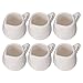 HEMOTON 6Pcs Mini Latte Brocca della Cucina della Cucina della Cucina della Cucina La Crema per La Ceramica della Brocche della Salsa con La Maniglia