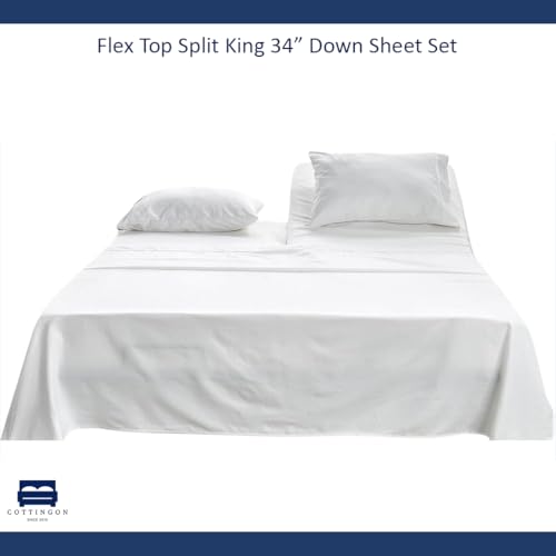 Cottingon Egyptian Cotton Sheet Set White thumbnail 8
