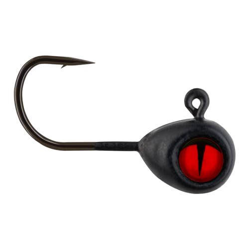 NORTHLAND TACKLE Tungsten Crappie King JIG 0.75" 1/16 OZ noir