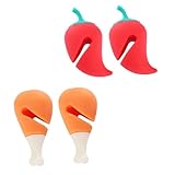 MUELODSIC 4 Stück Silikon Topfdeckelhalter Topfdeckelheber Spill Deckelhalterung für Überlaufverhinderung Hitzebeständig und Installieren Geeignet für Kochtöpfe im Haushalt