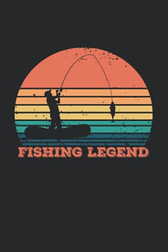 Fishing Legend: Pretty and Awesome empty blank Fishing Journal for men women kids & every Fishing beginner & Lover to record fishing trips details ... makes it a lovely gift for fishing enthusiast image 2
