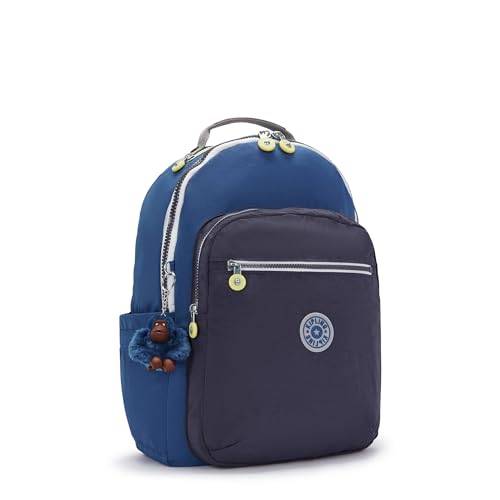 Image of Kipling Women's Seoul 15 inch Laptop Backpack, Durable, Roomy with Padded Shoulder Straps, Built-In Protective Sleeve