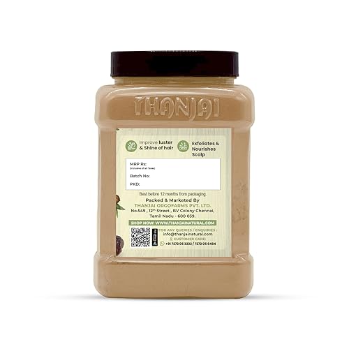 Image of Thanjai Natural Soapnut Powder (Reetha /Aritha) 250g | 100% Pure Sapindus Mukorossi Powder | Natural Hair Cleans | Natural