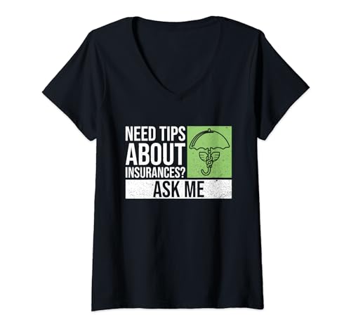 Insurance Agent Design For Health Insurance Consultant V-Neck T-Shirt