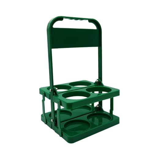 スポーツウォーターボトルキャリア 折りたたみドリンクホルダー サッカージムピクニック用 緑 32x19x18cm