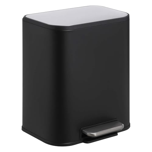 Caneca de basura de acero inoxidable 20L con tapa suave
