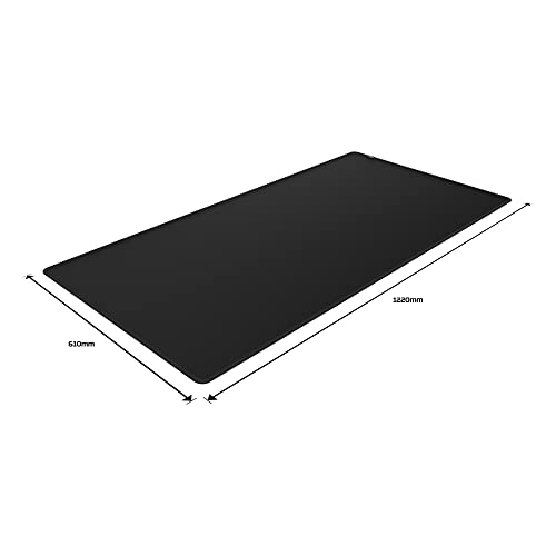 HyperX Pulsefire Mat, Tappetino per Mouse da Gaming, Tracciamento di Precisione, Superficie in Tessuto Resistente, Cuciture Antisfilo, Fondo in Gomma Antiscivolo, Arrotolabile, Taglia XXL - Immagine 1