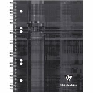 Clairefontaine 5 x Konferenzblock Bind'O Block A5 kariert 90 Blatt 90g/qm farbig sortiert