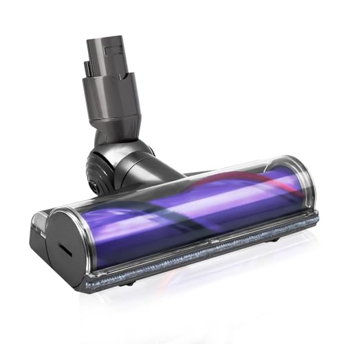 Elektrische Bürste kompatibel für Dyson V6 DC58 DC59 DC62 DC72 DC74 SV04 SV06 SV09, Ersatzteil Direktantrieb Bodendüse, Zubehör bürste mit Schnellspanner für Hartboden und Teppiche Elektrische Bürste kompatibel für Dyson V6 DC58 DC59 DC62 DC72 DC74 SV04 SV06 SV09, Ersatzteil Direktantrieb Bodendüse, Zubehör bürste mit Schnellspanner für Hartboden und Teppiche