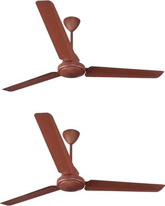 ALMONARD Mark-2 1200 mm Ceiling Fan Brown, (Pack Of 2)