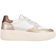 SHUSHOP Womens Sheena Metallic Lace Up Sneakers Shoes Casual