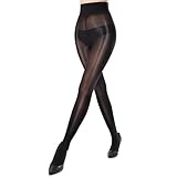 MANZI Women's Shiny Pantyhose Sheer Shimmer Tights High Waist Oil Shimmery Ultra Silky Nylons Pantyhose (Black,S/M)