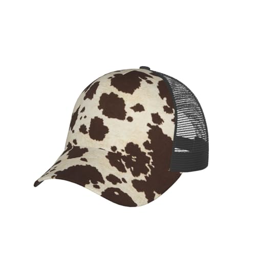 Gorra Trucker Estampada de Vaca Ajustable para Mujeres y Hombres miniatura 5