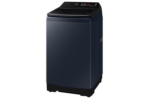 Image of Samsung, 10kg, 5 Star, AI Wash, Eco Bubble, AI Energy Mode, AI VRT+, Hygiene Steam, Quick Wash, Smart Control, Digital Inverter, Fully-Automatic Top Load Washing Machine, WA80F10B3NTL, BRUSHED NAVY