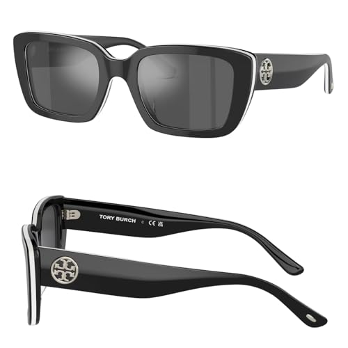 Tory Burch TY7190U RECTANGLE Shape Sunglasses with eSHADES Luxury Eyewear kit Bundle