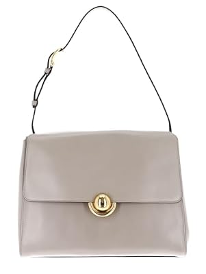 Furla Pelle borsa a tracolla Domus Shoulder Bag 32 Linen beige