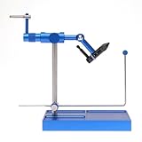 ZZJJYT Rotary Fly Tying Vise - Peak Fishing Vise with Pedestal Base, 360° Rotation Stainless Steel Fishing Flies Hook Tying Tools, Equipment Fly Fishing Vice Kit for Flying Fishing Professionals