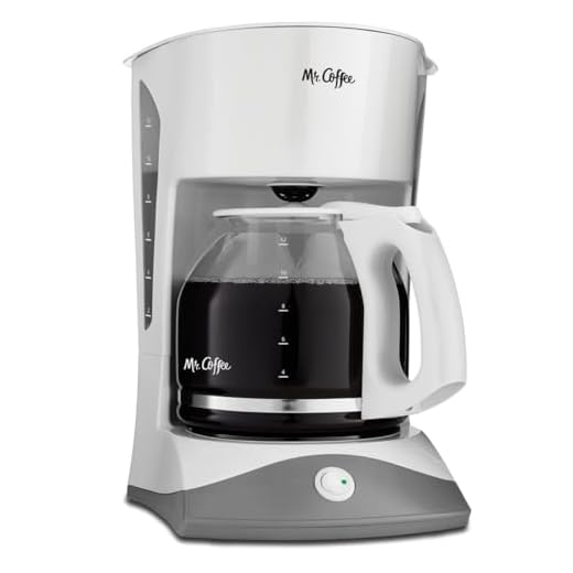 Mr. Coffee 12-Cup Manual Coffee Maker, White