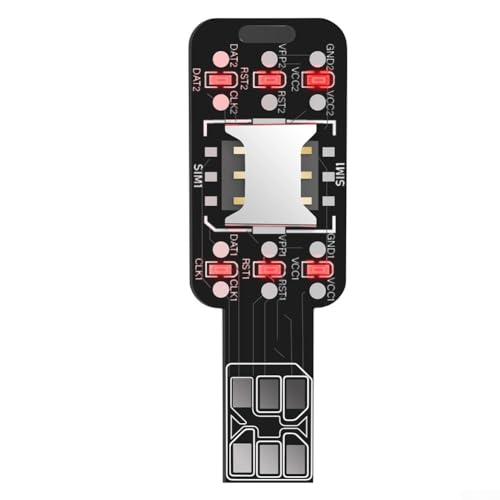 Probador de tarjeta SIM para reparación de teléfonos móviles - Módulo de detección rápida de señal y comprobación de fallos, herramienta compacta de 90 x 50 x 20 mm con material ABS, no requiere