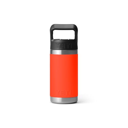 Image of YETI Rambler Jr. 12 oz Kids Bottle, with Straw Cap, Solar Flare