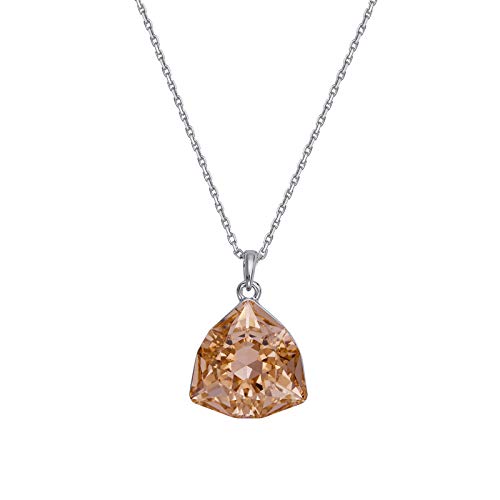 Cadena de clavícula con colgante triangular ideal para looks diarios de viento fresco