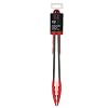 Chef Craft Premium Silicone Tongs, 12 inch, Red #1