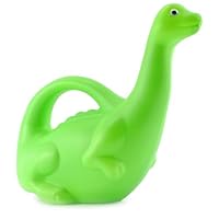 Cornucopia Green Dinosaur Watering Can; Novelty Plastic Waterer Toddler-Friendly & Kid-Loved