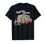 Treat 'Em and Yeet 'Em Funny Skeleton Ambulance Meme Sarcasm T-Shirt
