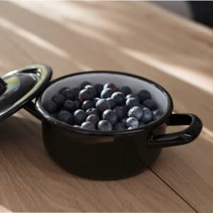 Riess Classic - Giants and Dwarfs Dwarf Casserole, Diameter-14 Cm Black, 0.5 Litres - Image 3