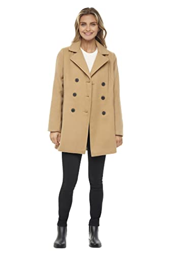 Sebby S.E.B Women's Peacoat, Double Breasted Pea Coat. Perfect Notched Collar Winter Wool for women outerwear jacket3