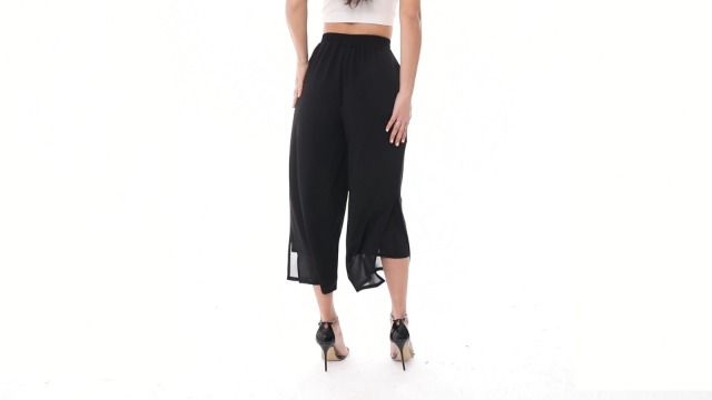Women's Summer Capris Wide Leg Palazzo Pants Dressy Casual